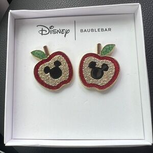 Disney X BAUBLEBAR Mickey Mouse Apple Stud Earrings - NEW